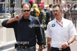 25.05.2006 Monte Carlo, Monaco,  Gerhard Berger (AUT), Scuderia Toro Rosso, 50% Team Co Owner and Dr. Mario Theissen (GER), BMW Sauber F1 Team, BMW Motorsport Director  - Formula 1 World Championship, Rd 7, Monaco Grand Prix, Thursday