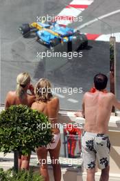 25.05.2006 Monte Carlo, Monaco,  Fernando Alonso (ESP), Renault F1 Team, in the new R26 - Formula 1 World Championship, Rd 7, Monaco Grand Prix, Thursday