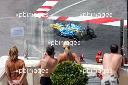 25.05.2006 Monte Carlo, Monaco,  Fernando Alonso (ESP), Renault F1 Team, in the new R26 - Formula 1 World Championship, Rd 7, Monaco Grand Prix, Thursday