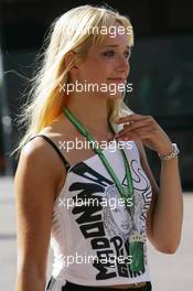 24.05.2006 Monte Carlo, Monaco,  Girl in the paddock - Formula 1 World Championship, Rd 7, Monaco Grand Prix, Wednesday