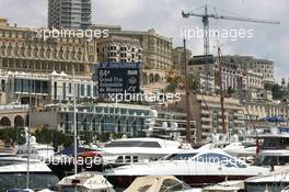 24.05.2006 Monte Carlo, Monaco,  Boats in the Monaco Harbour - Formula 1 World Championship, Rd 7, Monaco Grand Prix, Wednesday