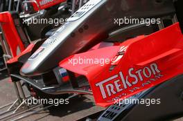 24.05.2006 Monte Carlo, Monaco,  Midland F1 bodywork in the pitlane - Formula 1 World Championship, Rd 7, Monaco Grand Prix, Wednesday