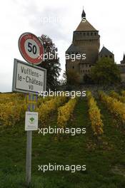 31.10.2006 Vuttlens-le-Chateaux, Switzerland, Vuttlens-le-Chateaux where Michael Schumacher (GER), lives at the moment - Chateaux of Vuttlens -  October 2006