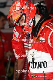 17.03.2006 Kuala Lumpur, Malaysia,  Michael Schumacher (GER), Scuderia Ferrari - Formula 1 World Championship, Rd 2, Malaysian Grand Prix, Friday Practice