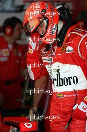 17.03.2006 Kuala Lumpur, Malaysia,  Michael Schumacher (GER), Scuderia Ferrari - Formula 1 World Championship, Rd 2, Malaysian Grand Prix, Friday Practice