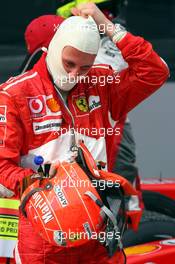 19.03.2006 Kuala Lumpur, Malaysia,  Michael Schumacher (GER), Scuderia Ferrari - Formula 1 World Championship, Rd 2, Malaysian Grand Prix, Sunday Podium