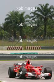 18.03.2006 Kuala Lumpur, Malaysia,  Michael Schumacher (GER), Scuderia Ferrari, 248 F1 - Formula 1 World Championship, Rd 2, Malaysian Grand Prix, Saturday Qualifying