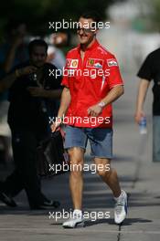 18.03.2006 Kuala Lumpur, Malaysia,  Michael Schumacher (GER), Scuderia Ferrari - Formula 1 World Championship, Rd 2, Malaysian Grand Prix, Saturday