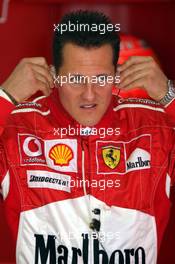 18.03.2006 Kuala Lumpur, Malaysia,  Michael Schumacher (GER), Scuderia Ferrari - Formula 1 World Championship, Rd 2, Malaysian Grand Prix, Saturday Practice