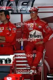 18.03.2006 Kuala Lumpur, Malaysia,  Michael Schumacher (GER), Scuderia Ferrari - Formula 1 World Championship, Rd 2, Malaysian Grand Prix, Saturday Practice