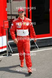 21.04.2006 Imola, Italy,  Michael Schumacher (GER), Scuderia Ferrari - Formula 1 World Championship, Rd 4, San Marino Grand Prix, Friday Practice