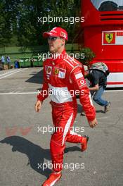 21.04.2006 Imola, Italy,  Michael Schumacher (GER), Scuderia Ferrari - Formula 1 World Championship, Rd 4, San Marino Grand Prix, Friday Practice