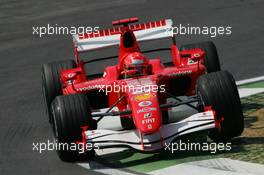 21.04.2006 Imola, Italy,  Michael Schumacher (GER), Scuderia Ferrari, 248 F1 - Formula 1 World Championship, Rd 4, San Marino Grand Prix, Friday Practice