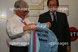 21.04.2006 Imola, Italy,  Bernie Ecclestone (GBR) with the retro jacket he once worn when he was at Brabham F1 - Formula 1 World Championship, Rd 4, San Marino Grand Prix, Friday