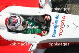 21.04.2006 Imola, Italy,  Jarno Trulli (ITA), Toyota Racing, TF106 - Formula 1 World Championship, Rd 4, San Marino Grand Prix, Friday Practice