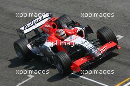 21.04.2006 Imola, Italy,  Tiago Monteiro (PRT), Midland MF1 Racing, Toyota M16 - Formula 1 World Championship, Rd 4, San Marino Grand Prix, Friday Practice