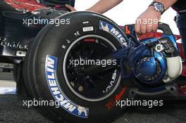 21.04.2006 Imola, Italy,  Michelin Tyre Feature at a Toro Rosso Car - Formula 1 World Championship, Rd 4, San Marino Grand Prix, Friday Practice