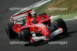 21.04.2006 Imola, Italy,  Michael Schumacher (GER), Scuderia Ferrari, 248 F1 - Formula 1 World Championship, Rd 4, San Marino Grand Prix, Friday Practice