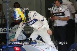 21.04.2006 Imola, Italy,  Nick Heidfeld (GER), BMW Sauber F1 Team - Formula 1 World Championship, Rd 4, San Marino Grand Prix, Friday Practice