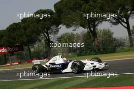 21.04.2006 Imola, Italy,  Robert Kubica (POL), Test Driver, BMW Sauber F1 Team, F1.06 - Formula 1 World Championship, Rd 4, San Marino Grand Prix, Friday Practice