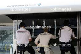 21.04.2006 Imola, Italy,  Nick Heidfeld (GER), BMW Sauber F1 Team - Formula 1 World Championship, Rd 4, San Marino Grand Prix, Friday Practice