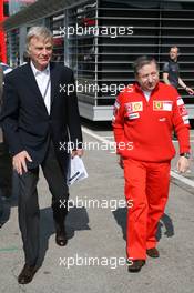 21.04.2006 Imola, Italy,  Max Mosley (GBR), FIA President and Jean Todt (FRA), Scuderia Ferrari, Teamchief, General Manager, Team Principal - Formula 1 World Championship, Rd 4, San Marino Grand Prix, Friday