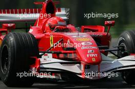 21.04.2006 Imola, Italy,  Michael Schumacher (GER), Scuderia Ferrari, 248 F1 - Formula 1 World Championship, Rd 4, San Marino Grand Prix, Friday Practice