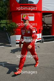 21.04.2006 Imola, Italy,  Michael Schumacher (GER), Scuderia Ferrari - Formula 1 World Championship, Rd 4, San Marino Grand Prix, Friday Practice