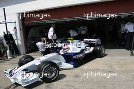 21.04.2006 Imola, Italy,  Robert Kubica (POL), Test Driver, BMW Sauber F1 Team - Formula 1 World Championship, Rd 4, San Marino Grand Prix, Friday Practice