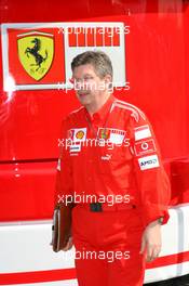 21.04.2006 Imola, Italy,  Ross Brawn (GBR), Scuderia Ferrari, Technical Director - Formula 1 World Championship, Rd 4, San Marino Grand Prix, Friday Practice