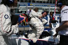 23.04.2006 Imola, Italy,  Jacques Villeneuve (CDN), BMW Sauber F1 Team - Formula 1 World Championship, Rd 4, San Marino Grand Prix, Sunday Pre-Race Grid