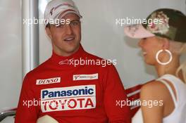 23.04.2006 Imola, Italy,  Ralf Schumacher (GER), Toyota Racing ans Cora Schumacher (GER), Wife of Ralf Schumacher - Formula 1 World Championship, Rd 4, San Marino Grand Prix, Sunday Pre-Race Grid