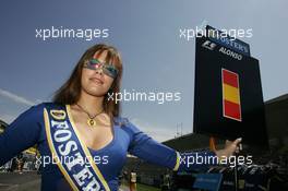 23.04.2006 Imola, Italy,  Grid girl - Formula 1 World Championship, Rd 4, San Marino Grand Prix, Sunday Grid Girl