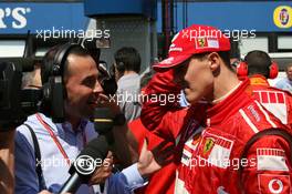 23.04.2006 Imola, Italy,  Michael Schumacher (GER), Scuderia Ferrari - Formula 1 World Championship, Rd 4, San Marino Grand Prix, Sunday Pre-Race Grid