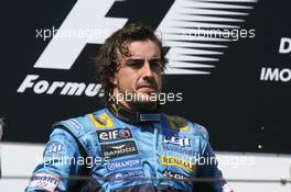 23.04.2006 Imola, Italy,  Fernando Alonso (ESP), Renault F1 Team - Formula 1 World Championship, Rd 4, San Marino Grand Prix, Sunday Podium