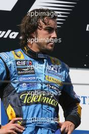 23.04.2006 Imola, Italy,  Fernando Alonso (ESP), Renault F1 Team - Formula 1 World Championship, Rd 4, San Marino Grand Prix, Sunday Podium