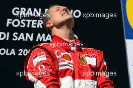 23.04.2006 Imola, Italy,  Michael Schumacher (GER), Scuderia Ferrari - Formula 1 World Championship, Rd 4, San Marino Grand Prix, Sunday Podium