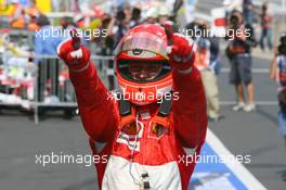 23.04.2006 Imola, Italy,  Michael Schumacher (GER), Scuderia Ferrari - Formula 1 World Championship, Rd 4, San Marino Grand Prix, Sunday Podium