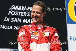 23.04.2006 Imola, Italy,  Michael Schumacher (GER), Scuderia Ferrari - Formula 1 World Championship, Rd 4, San Marino Grand Prix, Sunday Podium