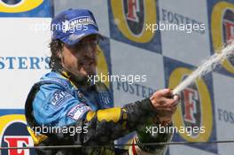 23.04.2006 Imola, Italy,  Fernando Alonso (ESP), Renault F1 Team - Formula 1 World Championship, Rd 4, San Marino Grand Prix, Sunday Podium