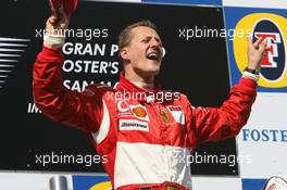 23.04.2006 Imola, Italy,  Michael Schumacher (GER), Scuderia Ferrari - Formula 1 World Championship, Rd 4, San Marino Grand Prix, Sunday Podium