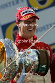 23.04.2006 Imola, Italy,  Michael Schumacher (GER), Scuderia Ferrari - Formula 1 World Championship, Rd 4, San Marino Grand Prix, Sunday Podium