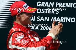 23.04.2006 Imola, Italy,  Michael Schumacher (GER), Scuderia Ferrari - Formula 1 World Championship, Rd 4, San Marino Grand Prix, Sunday Podium