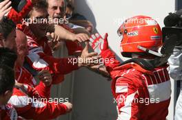 23.04.2006 Imola, Italy,  Michael Schumacher (GER), Scuderia Ferrari - Formula 1 World Championship, Rd 4, San Marino Grand Prix, Sunday Podium