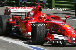 23.04.2006 Imola, Italy,  Michael Schumacher (GER), Scuderia Ferrari, 248 F1 - Formula 1 World Championship, Rd 4, San Marino Grand Prix, Sunday Podium