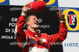 23.04.2006 Imola, Italy,  Michael Schumacher (GER), Scuderia Ferrari - Formula 1 World Championship, Rd 4, San Marino Grand Prix, Sunday Podium