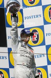 23.04.2006 Imola, Italy,  Juan-Pablo Montoya (COL), Juan Pablo, McLaren Mercedes - Formula 1 World Championship, Rd 4, San Marino Grand Prix, Sunday Podium