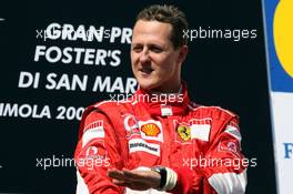 23.04.2006 Imola, Italy,  Michael Schumacher (GER), Scuderia Ferrari - Formula 1 World Championship, Rd 4, San Marino Grand Prix, Sunday Podium