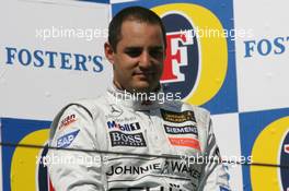 23.04.2006 Imola, Italy,  Juan-Pablo Montoya (COL), Juan Pablo, McLaren Mercedes - Formula 1 World Championship, Rd 4, San Marino Grand Prix, Sunday Podium