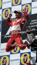 23.04.2006 Imola, Italy,  Michael Schumacher (GER), Scuderia Ferrari - Formula 1 World Championship, Rd 4, San Marino Grand Prix, Sunday Podium